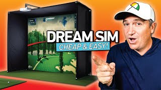 This Golf Simulator is EASIER amp CHEAPER Than You Think [upl. by Nywled]