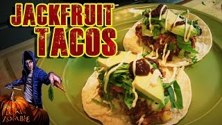 How to Cook Jackfruit  Vegan Taco Recipe  Pineapple BBQ Sauce [upl. by Nosniv]