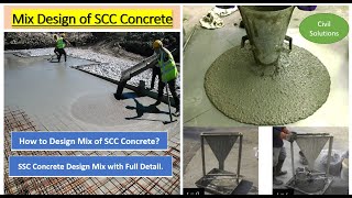 How to Do Design Mix of Self Compacting Concrete as per IS 10262 II What is Self Compacting Concrete [upl. by Lonna]