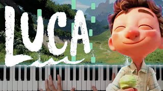 Luca  Chiquitita Ending  Piano Tutorial [upl. by Anerev]