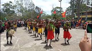 September 16 Aiyura National School of Excellence Dance performed by the NGI students Avorong [upl. by Ellekim475]