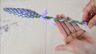 Come Fare i Fusi di Lavanda Profuma Biancheria  How to Make Lavender Wands [upl. by Aiz]