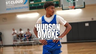 Hudson Omoke 2023 Comets GPA Basketball Highlights [upl. by Yrelbmik]