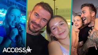 David Beckhams CUTEST Girl Dad Moments w Daughter Harper [upl. by Itnuahsa]