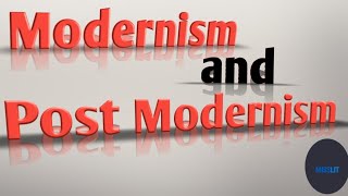 Difference between Modernism and Postmodernism in urdu Hindi literary Theory Critical Theory [upl. by Valentia]