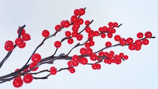 ABC TV  How To Make Winterberry Tree  Craft Tutorial [upl. by Juliet497]