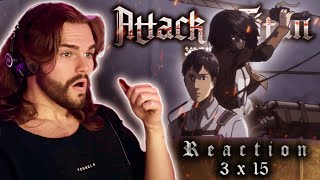 BOMBER BERT ATTACK ON TITAN  quotDescentquot 3x15  REACTION amp REVIEW 4K [upl. by Ecnerol200]