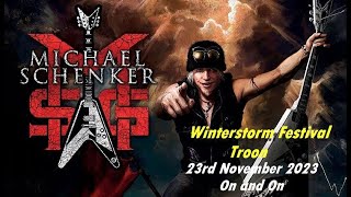 Michael Schenker Live at Winterstorm Festival Troon 23rd November 2023 On and On [upl. by Afatsom]