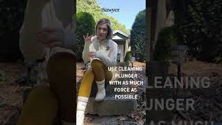 Sawyer Filter Backflushing Tips [upl. by Nabru]