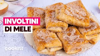 INVOLTINI DI MELE IN 5 MINUTI la ricetta golosa e veloce 🍎 [upl. by Rehctaht]