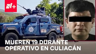 Violencia en Sinaloa Mueren 19 personas en operativo para detener a Edwin Antonio Rubio López [upl. by Eanej]