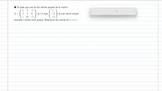 Ejemplo con valores y vectores propios de una matriz [upl. by Clotilda789]