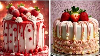 🍓 Luscious Strawberry Delight Cake A Berry Sweet Indulgence 🍰✨ [upl. by Kawasaki]