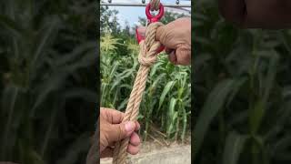 Wow done in seconds The strongest knot in the world [upl. by Nilsoj362]