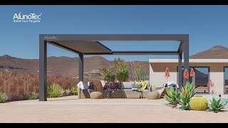 New Arrival Retractable Pergola Show [upl. by Ahseenal]