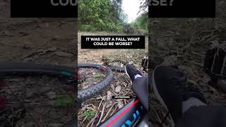 IT WAS JUST A FALL WHAT COULD BE WORSE mtb bicycle mountainbike downhill [upl. by Norita110]