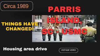 1989 Parris Island housing area drive around [upl. by Heydon]