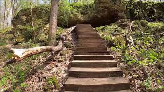 Visiting Maquoketa Caves State Park in Iowa [upl. by Engle]