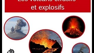 Les volcans effusifs et explosifs  des différences [upl. by Asenev]