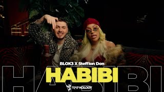 BLOK3 x Stefflon Don  Habibi Official Music Video  Rapkology [upl. by Hgielyk]