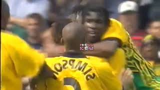 Jamaica Football Team Reggae Boyz World Cup 1998 All GOALS [upl. by Isdnyl4]