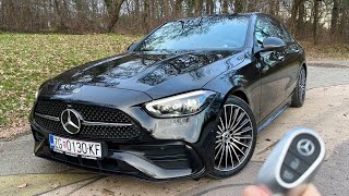 My MERCEDES CCLASS AMG Line 2023  FULL indepth REVIEW exterior interior infotainment [upl. by Hakceber]