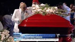 LUPILLO RIVERA canta a su hermana Jenni en emotivo Funeral 12192012 [upl. by Mchugh]