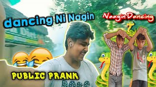 Dancing in Nagin🐍©public prank in india [upl. by Fransis]