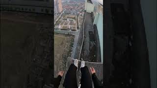 INSANE PARKOUR ROOFTOP POV shorts  Epic Parkour POV Run P8 [upl. by Adidnac]