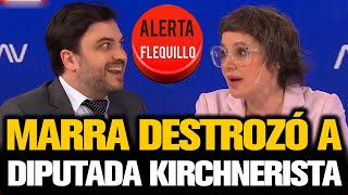 MARRA DESTROZÓ A DIPUTADA KIRCHNERISTA [upl. by Siramaj998]