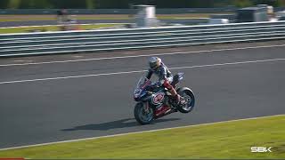 This is trail braking Toprak in wsbk [upl. by Piggy22]