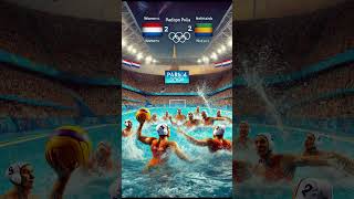 Exciting Water Polo Action at Paris 2024 Olympics  Team Highlights amp Predictions [upl. by Monda81]