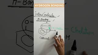 interamolecular Hydrogen Bonding with example  chemistry [upl. by Aden]