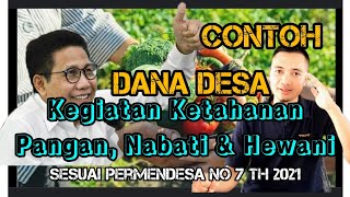 Ketahanan Pangan Nabati dan Hewani Sesuai Permendesa [upl. by Barsky878]