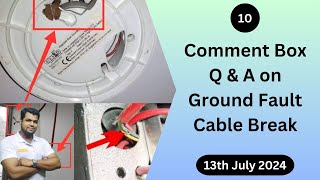 How to Solve Ground Fault  Cable Break Trouble  Comments Box Q amp A  10  Fire Alarm System [upl. by Atinaujnas]