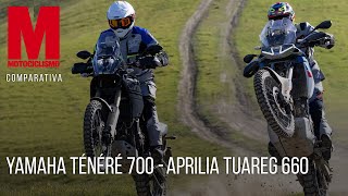 Comparativa  Aprilia Tuareg 660 vs Yamaha Ténéré 700 my 2022 [upl. by Ibbed257]