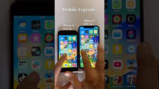 iPhone 8 vs iPhone X open Mobile Legends [upl. by Eselrahc344]