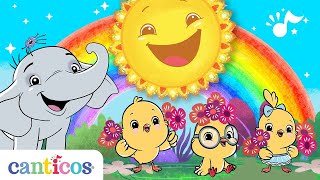 Canticos  Songs for a Good Morning Routine  Bilingual English and Spanish  Spanish Songs [upl. by Ashwin485]