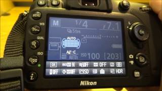 Nikon D7100 Autofocus Quick Tip [upl. by Yecam]