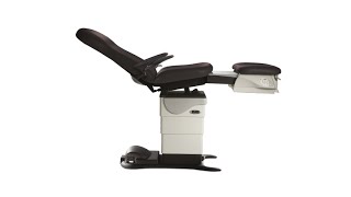 Midmark 647 BarrierFree® Power Podiatry Chair [upl. by Arahsak773]