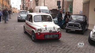 A Fossombrone il raduno delle Fiat 500 [upl. by Sirovat]