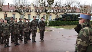 2017 29 11 Reportage sur le 7ème escadron de réserve du 1er régiment de Spahis [upl. by Camroc]