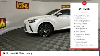 2023 Lexus RX 350h Houston TX PC018471 [upl. by Fujio]