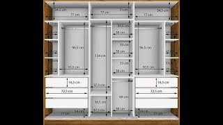 Open Plan Design DIY Bedroom Closet  DIY Bedroom Wardrobe Build Design ON BUDGET With a Free plan [upl. by Ondrej]