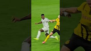 VINICIUS JR INCREÍBLE PRESIÓN VS DORTMUND EN CHAMPIONS LEAGUE football shorts realmadrid [upl. by Irrek43]