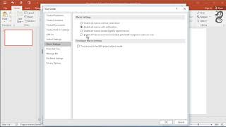 How to Enable or Disable Macros in PowerPoint [upl. by Flory]