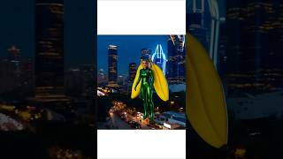 A girl flying banana wings girlaigirl bananashorts youtubeshorts americanstories usatoday [upl. by Dremann46]