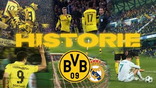 The history of Borussia Dortmund vs Real Madrid [upl. by Gonagle21]