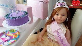 Reborn Child Autumns Birthday Party Reborn role play  Reborn Love [upl. by Alenas945]