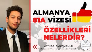 HIZLI ALMANYA ÇALIŞMA VİZESİ  ALMANYA 81A VİZESİ ÖZELLİKLERİ NELERDİR [upl. by Yerrot879]